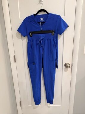 Monarch Royal Blue Scrub Set